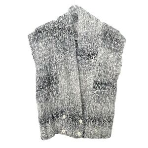 *Vintage Evian LTD Medium Sleeveless Cardigan Old Money Preppy Acrylic Blend